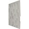 Ekena Millwork 19 5/8in. W x 19 5/8in. H Staggered Brick EnduraWall Decorative 3D Wall Panel Covers 2.67 Sq. Ft. WP20X20SBGBW - alternate 6
